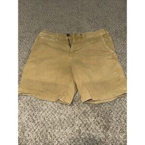 American Eagle Shorts Mens 30 Khaki Chino Extreme Flex Slim Stretch Beige Casual